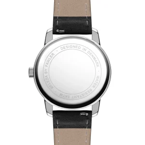 Fawler Beleza | Montre En Acier Inoxydable Argenté Avec Aventurine Bleue prix pas cher 11