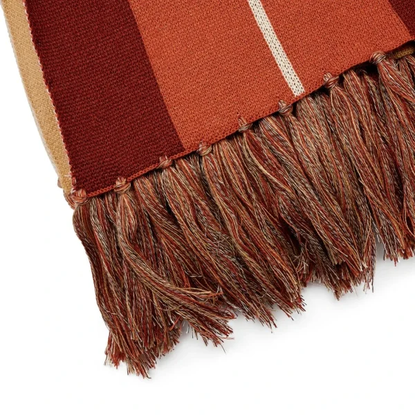 SOLDES TOUT À Sidegren Hiems | Écharpe à Carreaux Brune Et Bordeaux 6