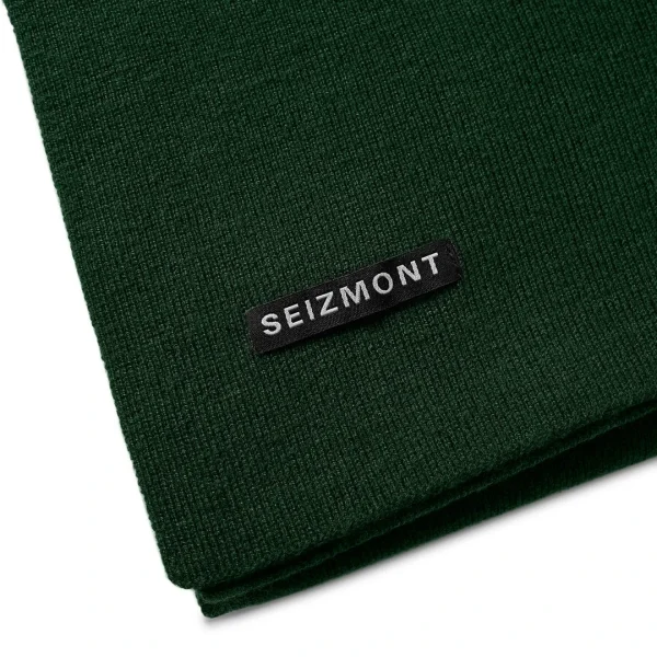Seizmont Hiems | Écharpe Verte En Laine Mélangée grande promotion 5