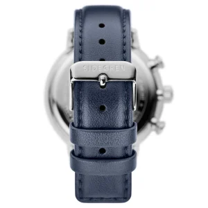 site pas cher Sidegren Solis | Montre Chronographe Bleue à énergie Solaire 16