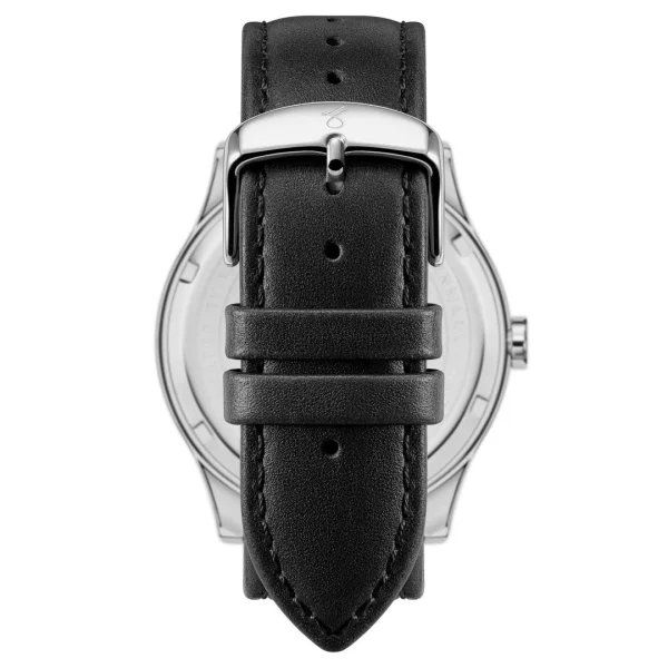 Fawler Imperator | Montre à Phases De Lune En Acier Inoxydable Noir Et Argenté Service Clients Dédié 6