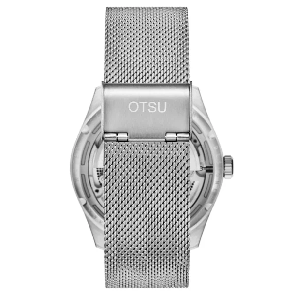 boutique pas cher Otsu Calin | Montre Squelette Automatique Transparente Argentée 6