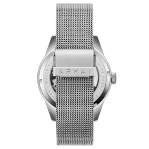Meilleur Service Arkai Caron | Montre Squelette Automatique En Acier Inoxydable Argenté 15