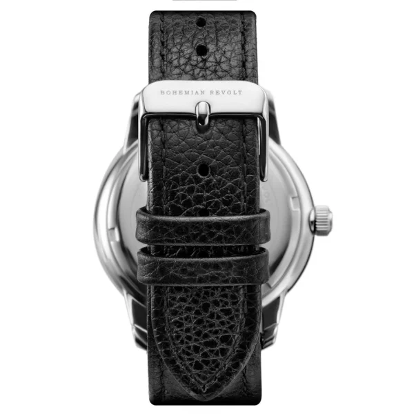 Bohemian Revolt Mirage | Montre En Acier Inoxydable Argenté Avec Cadran Vert Et Bracelet En Cuir dernières 5