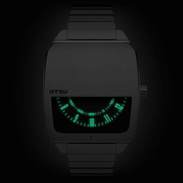 Otsu Hoc | Montre à Demi-cadran En Acier Inoxydable Argenté boutique en france 3