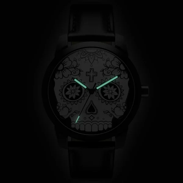 Lucleon Todos | Montre Noire & Blanche Le Jour Des Morts Top ventes 6