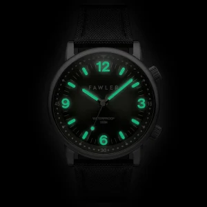 soldes luxe Fawler Acero | Montre De Plongée En Acier Inoxydable Argenté Et Gris 10