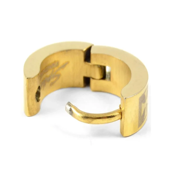 comparez les prix Fort Tempus Boucle D’oreille Triple Croix Couleur Or 4