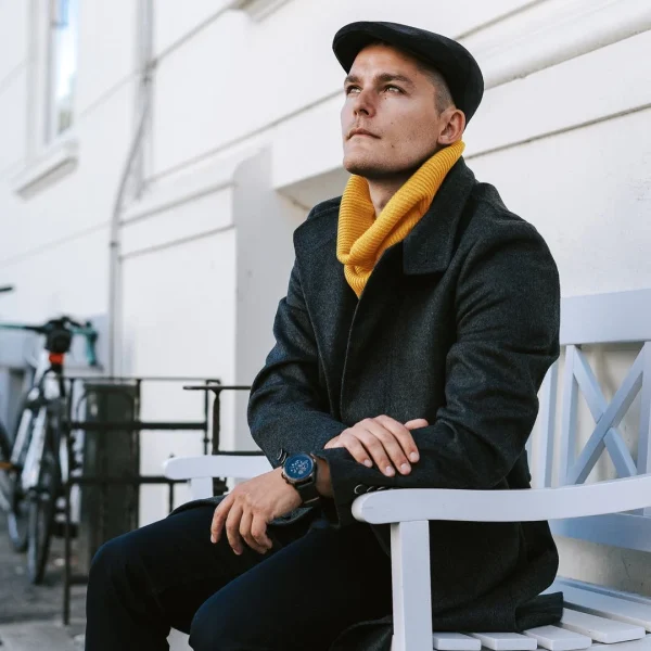 Fawler Écharpe Tube Jaune Frisco Urban site soldes 5