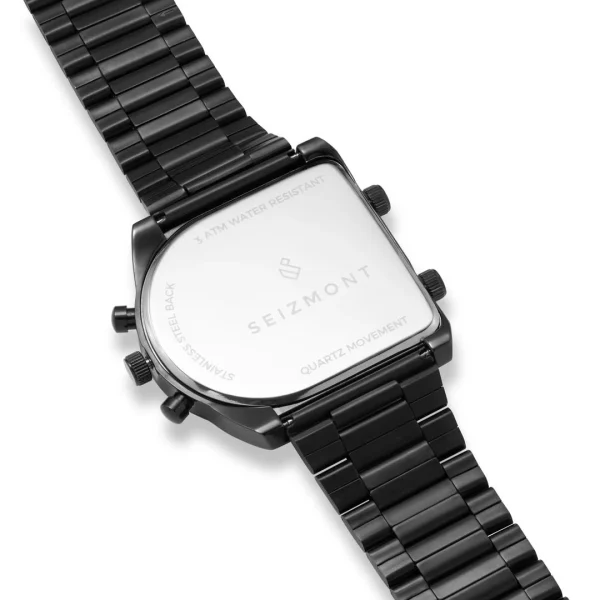magasin en ligne france Seizmont Montre Noire Provectus 7