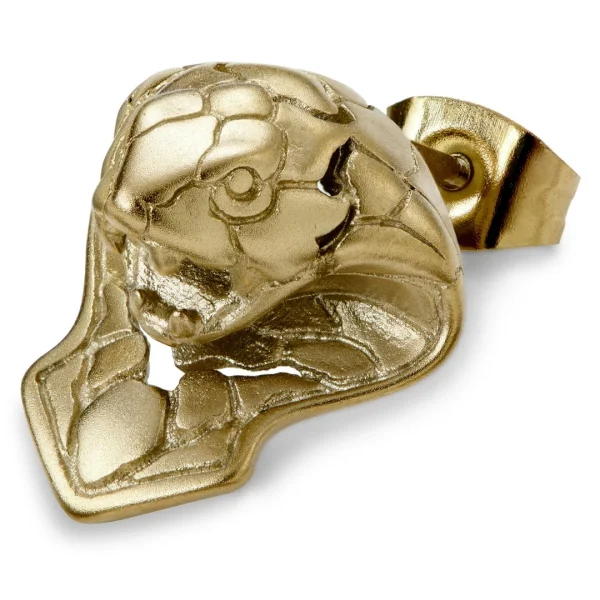 Moody Mason Boucle D’oreille Jax – Cobra En Acier Doré boutique pas cher 1