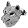 excellents soldes Moody Mason Boucle D’oreille Jax – Loup En Acier 22