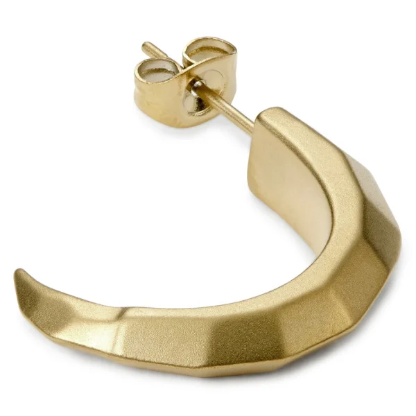 Moody Mason Boucle D’oreille Jax En Acier Doré – La Serre ﻿soldes 1