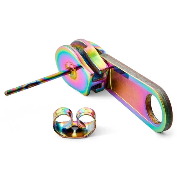 Otsu Clou D’oreille Floyd Arc-en-ciel Zipper Pas Cher Magasin Soldes 4