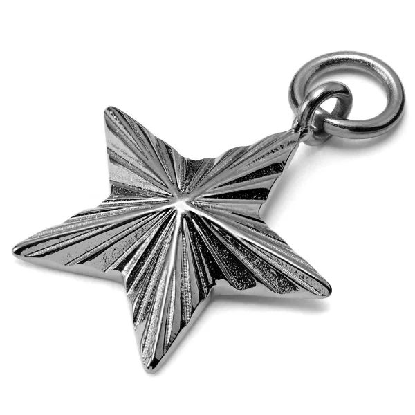 Lucleon Amulette étoile En Acier Argenté vente chaude 1