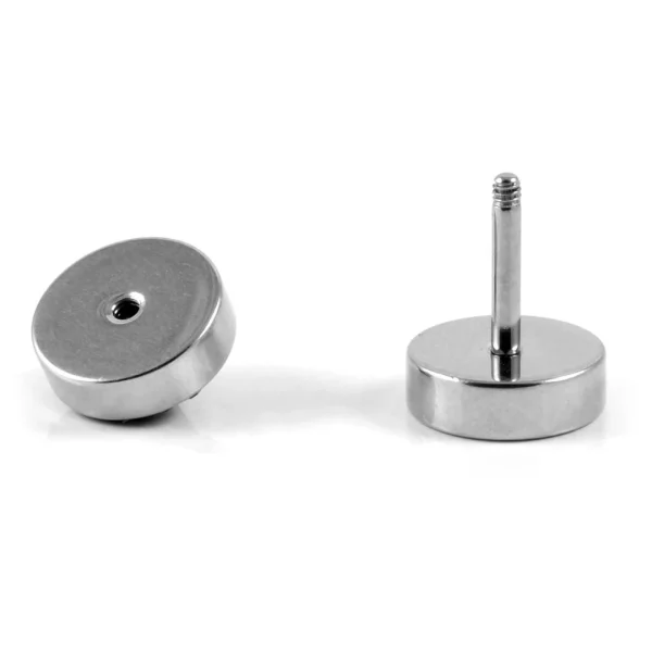 Fort Tempus Boucle D’oreille Stud à Zircone Noire 8mm Top ventes 5