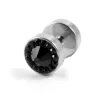 Fort Tempus Boucle D’oreille Stud à Zircone Noire 8mm Top ventes 19