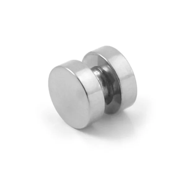 vente en ligne Fort Tempus Boucle D’oreille Magnétique En Acier – 10 Mm 1