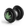 Fort Tempus Boucle D’oreille Magnétique Feuille De Cannabis site pas cher 22