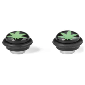 Fort Tempus Boucle D’oreille Magnétique Feuille De Cannabis site pas cher 12