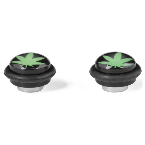 Fort Tempus Boucle D’oreille Magnétique Feuille De Cannabis site pas cher 4