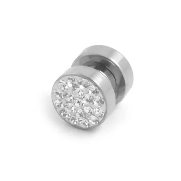boutique en ligne Fort Tempus Boucle D’oreille Magnétique 8 Mm En Zircone 1