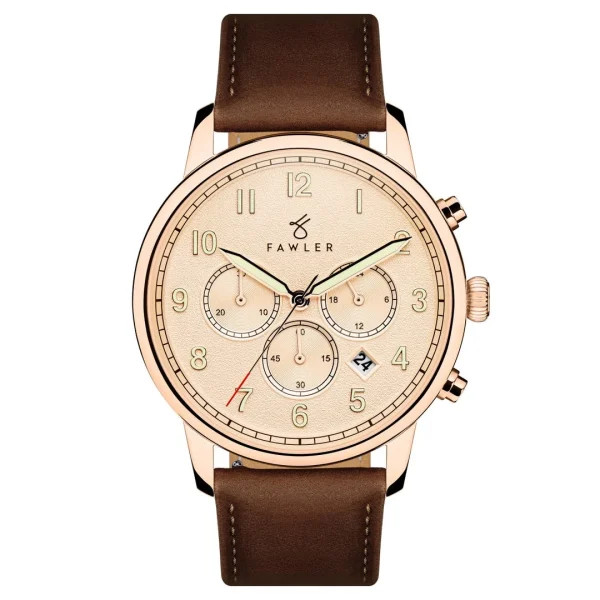 en vente Fawler Montre Chronographe Pluto Farrell 1