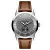 Fawler Dayton | Dayton | Montre En Acier Inoxydable Argenté Avec Cadran Gris Texturé acheter en ligne 17