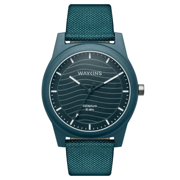 à prix d'occasion Waykins Recapture | Montre Bleue En Matériaux Recyclés 1