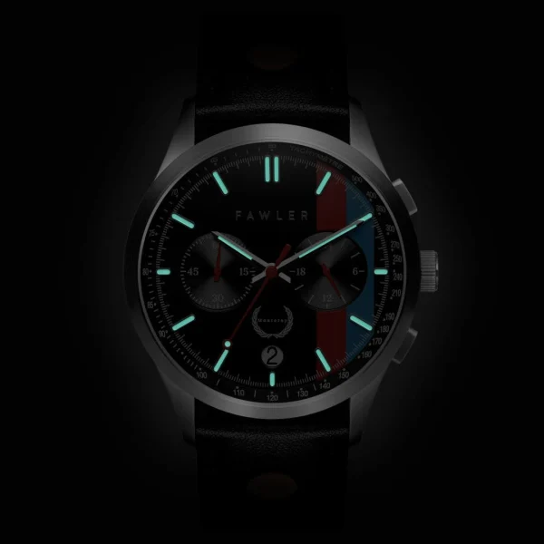 achetez Fawler Monterey | Montre De Course Bleue Et Rouge 6