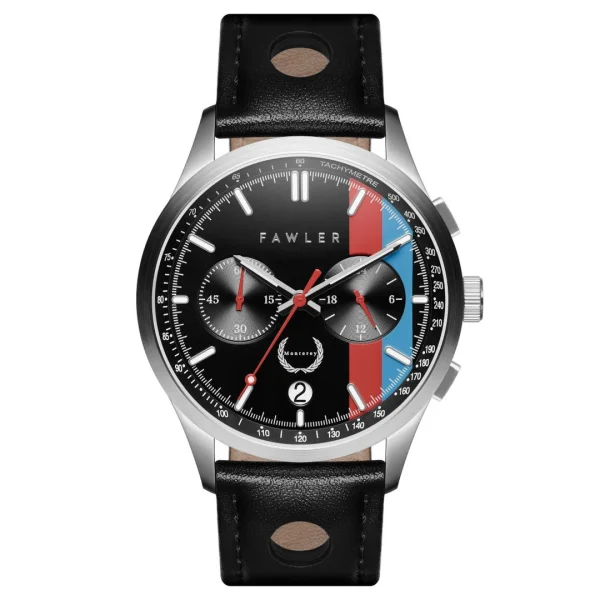 achetez Fawler Monterey | Montre De Course Bleue Et Rouge 1