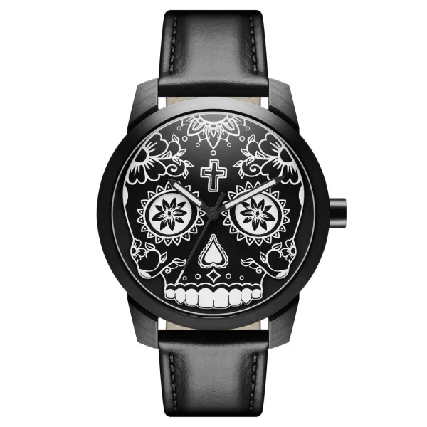 Lucleon Todos | Montre Noire Le Jour Des Morts Livraison rapide 1