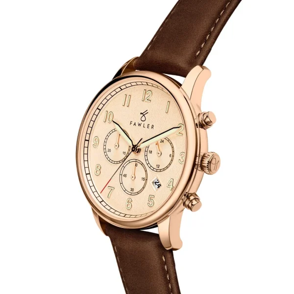 en vente Fawler Montre Chronographe Pluto Farrell 3