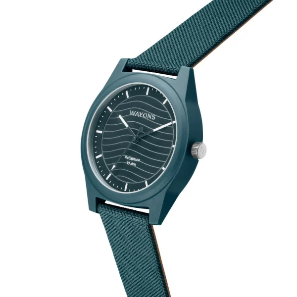 à prix d'occasion Waykins Recapture | Montre Bleue En Matériaux Recyclés 6