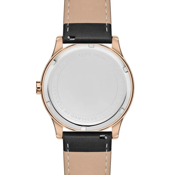 magasin Fawler Imperator | Montre à Phases De Lune En Acier Inoxydable Couleur Or Rose 5