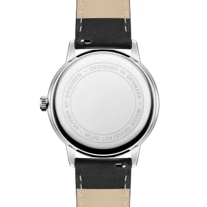 Sidegren Olivier | Montre En Acier Inoxydable Argenté Avec Bracelet Noir boutique en ligne 10