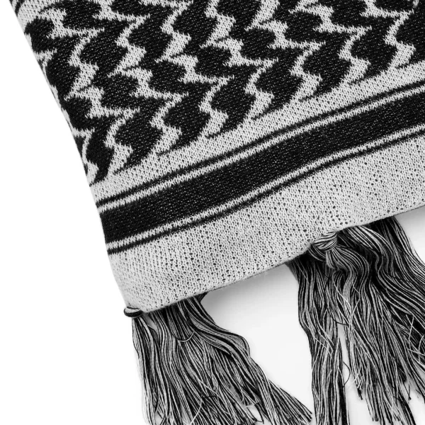 Nouvelle Collection Lucleon Hiems | Foulard Bandana à Carreaux Noir Et Blanc 6