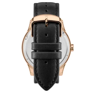 magasin Fawler Imperator | Montre à Phases De Lune En Acier Inoxydable Couleur Or Rose 16