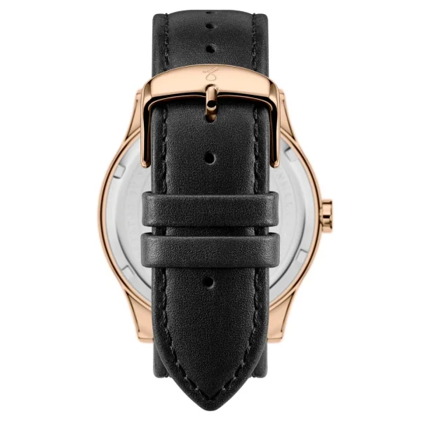 magasin Fawler Imperator | Montre à Phases De Lune En Acier Inoxydable Couleur Or Rose 6