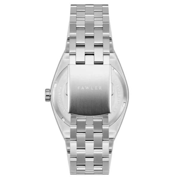 Fawler Emeritus | Montre En Acier Inoxydable à Lunette Noire Et Rouge magasin solde 6