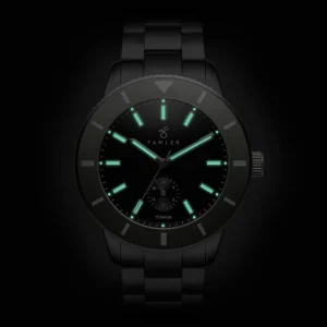 Fawler Makalu | Montre De Plongée En Titane Brossé Avec Lunette Grise outlet 14