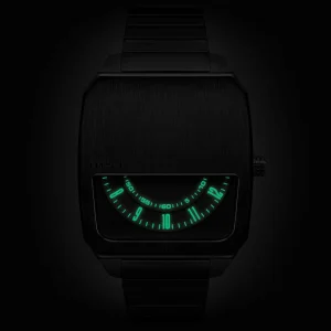 à prix très bas Otsu Hoc | Montre à Demi-cadran En Acier Inoxydable Gris Bronze 9