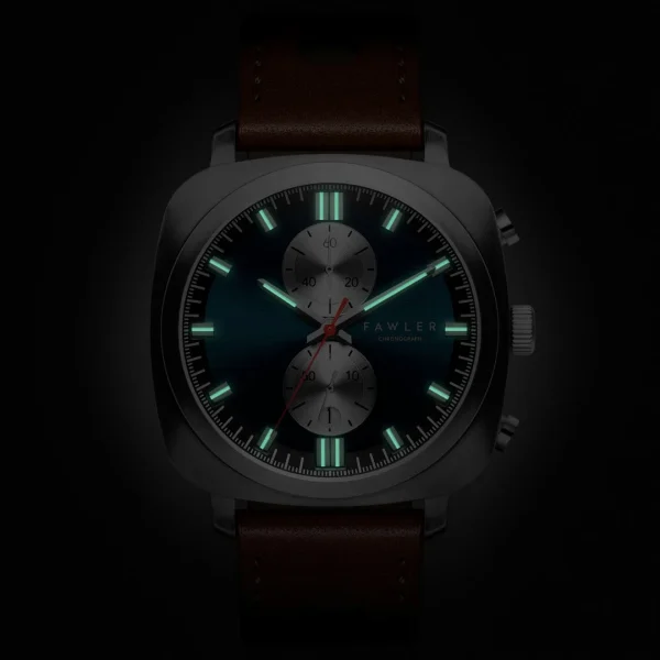 Fawler Callao | Montre Coussin Bleue solde en ligne 3