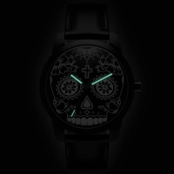 Lucleon Todos | Montre Noire Le Jour Des Morts Livraison rapide 7