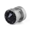 Fort Tempus Boucle D’oreille Magnétique à Cristaux Noirs Promotio de vente 22