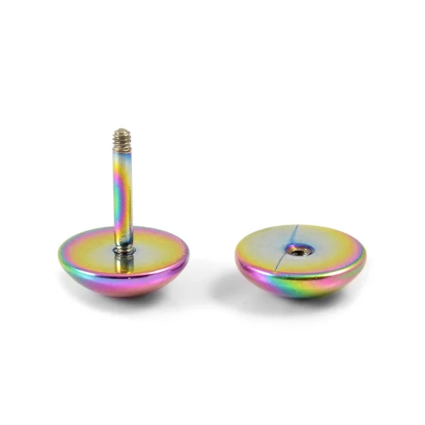 Fort Tempus Clou D’oreille Circulaire Arc-en-ciel De 8mm Nouvelle tendance 4