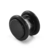 grossiste en ligne Fort Tempus Boucle D’oreille Magnétique Noire & Caoutchouc 8mm 8