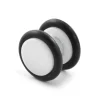 Fort Tempus Boucle D’oreille Magnétique Blanche & Caoutchouc 8 Mm Protections acheteurs 13