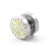 Fort Tempus Boucle D’oreille Magnétique Zircone Multicolore 10 Mm Retour Gratuit 16