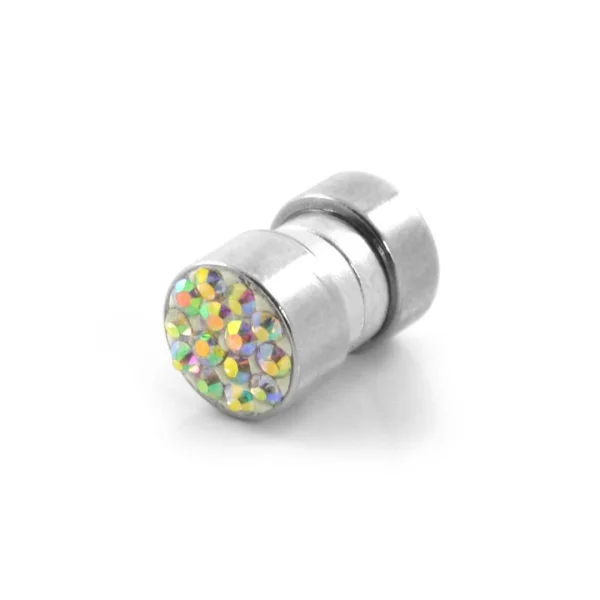 fashioniable Fort Tempus Boucle D’oreille Magnétique Zircone Multicolore 6 Mm 1